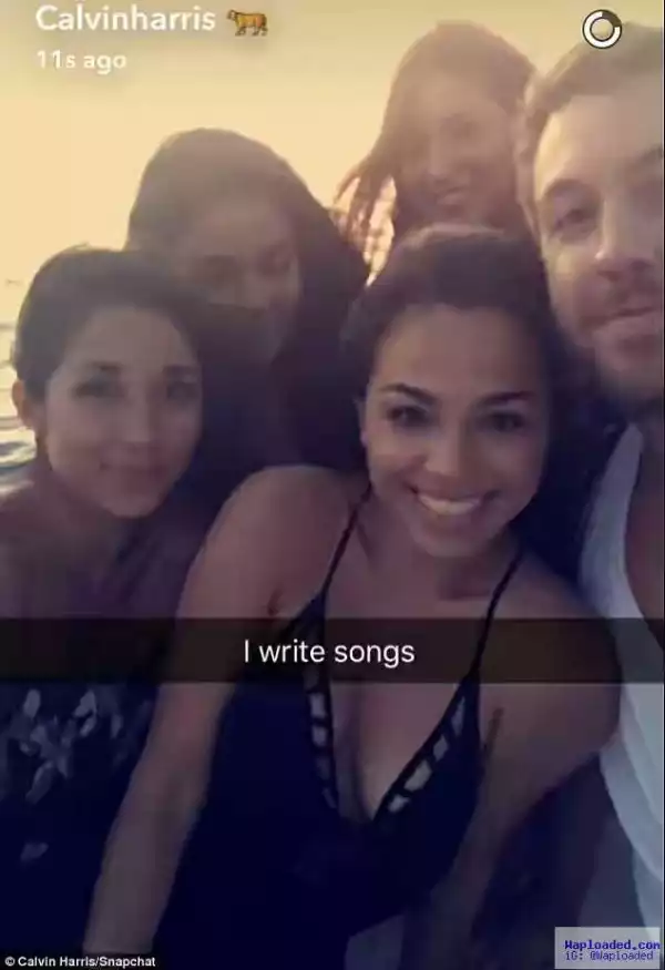 Taylor Who? Calvin Harris Pictured With Beautiful Women On A Private Yacht